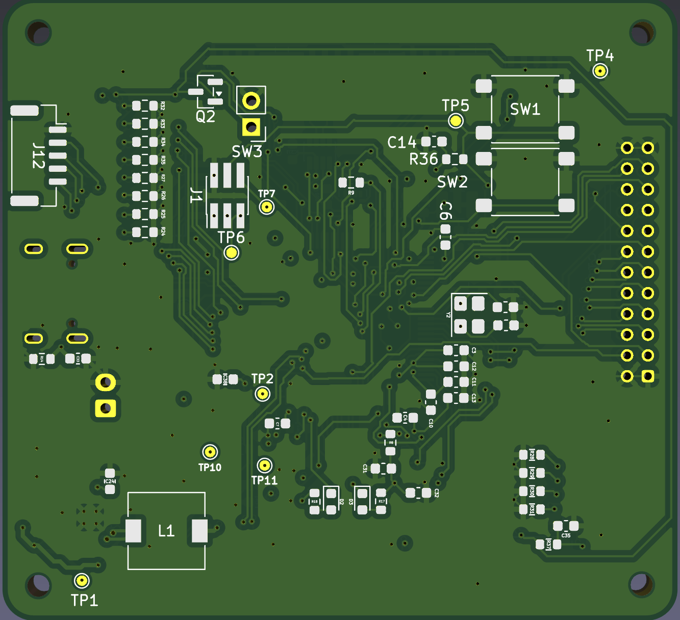 Bottom-layer layout